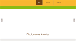 Desktop Screenshot of distribuidoresavicolas.com