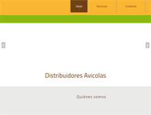 Tablet Screenshot of distribuidoresavicolas.com